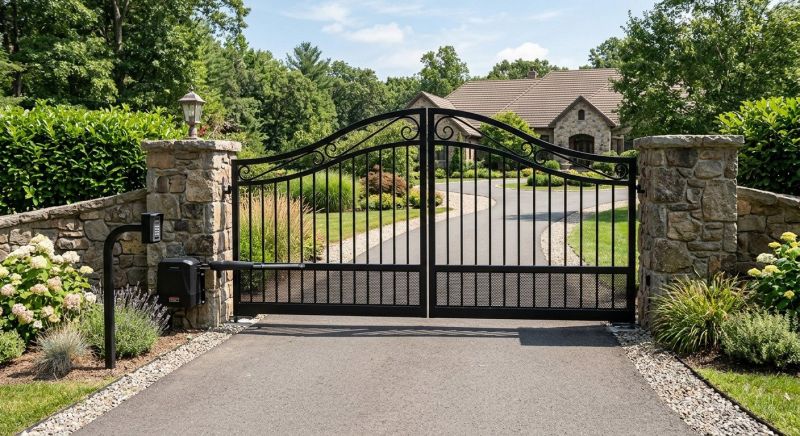 Driveway Gate Installation in Alpharetta, GA