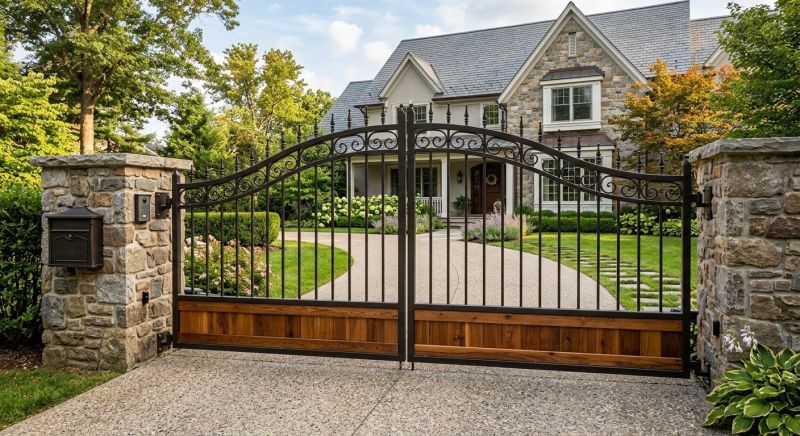 Entrance Gate Installation in Cary, NC