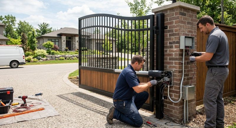 Remote Gate Installation in Roswell, GA
